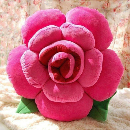 Rose Shape Bed Sofa Chair Throw Cushion Lumbar Pillow Lover Wedding Gift