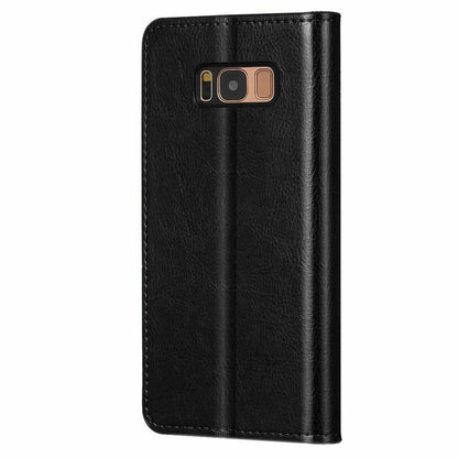 Luxury Leather Flip Stand Wallet Holder Cover Case For Samsung Galaxy S8/S8 Plus