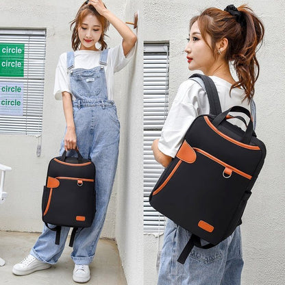 Oxford Backpack Waterproof Multifunction Bag 20-35L Polyester Zipper Soft Handle