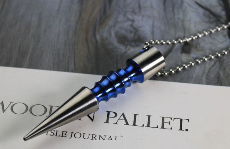New TC4 Titanium Key Chain Necklace Key Chain Pendant Portable EDC Outdoor Tools