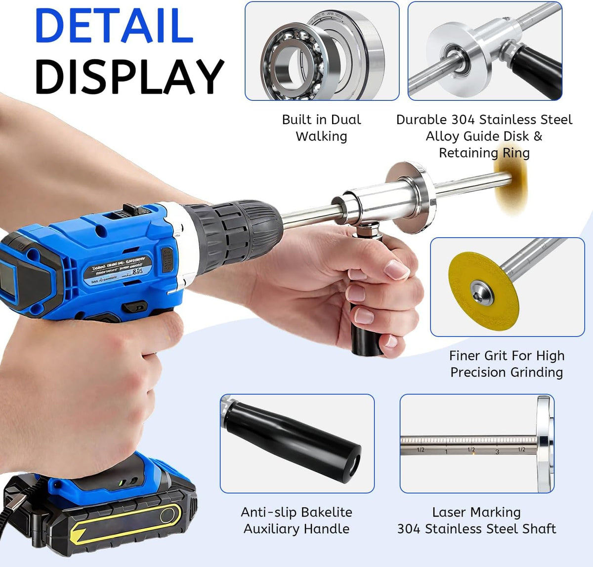 Inside Pipe Cutter for PVC Pipe - Internal PVC Pipe Cutter Tool Kit with Adjusta