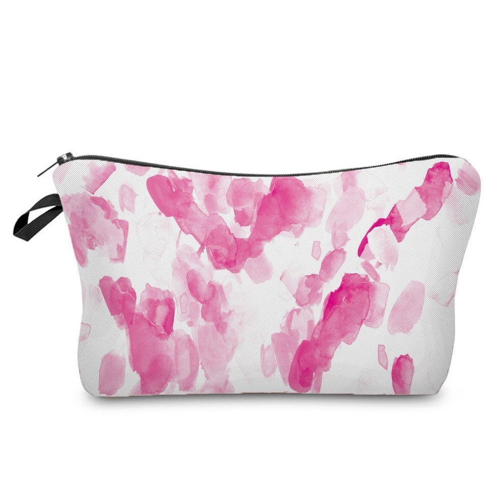 Leopard Printed Cosmetics Organizer Bag Storage Waterproof Makeup Purse Travel