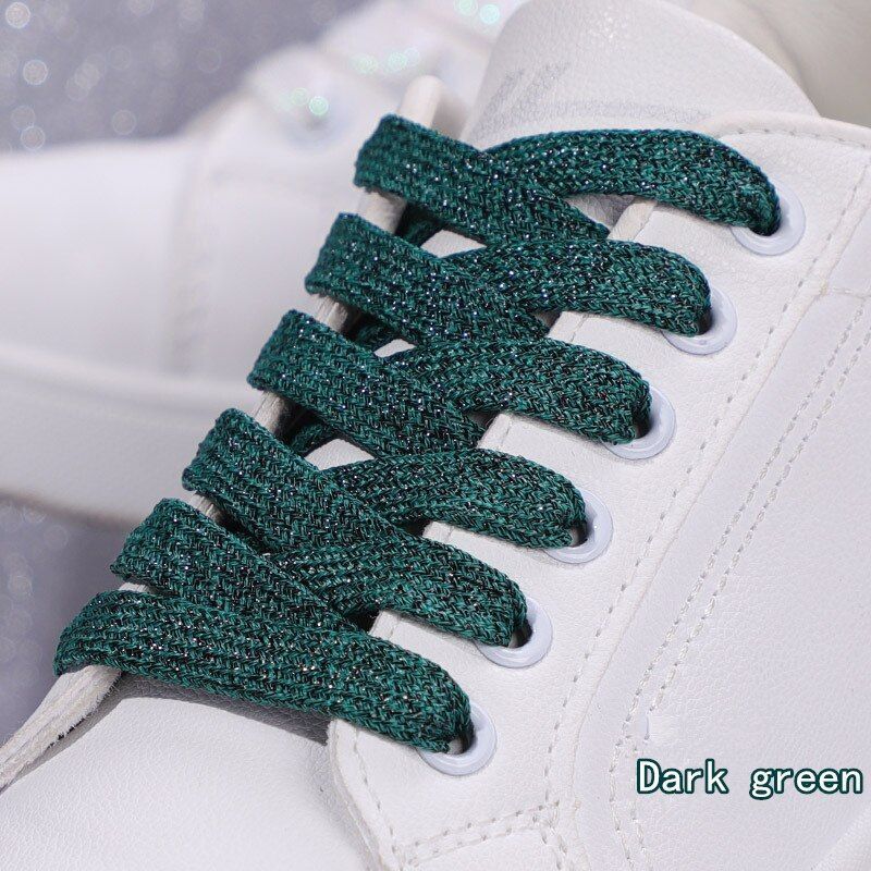 Shoelaces Colorful Sparkling Flat Athletic Sneakers Shoes Boot Strings 100-160cm
