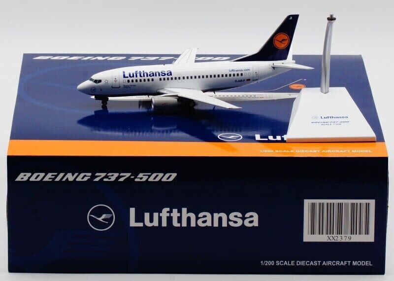 1:200 JC Wings Lufthansa BOEING 737-500 Passenger Plane Diecast Aircraft Model