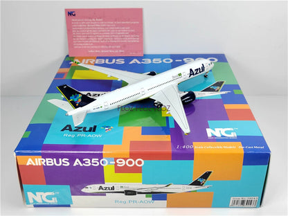 NG Models Azul Airlines Brasil for Airbus A350-900 PR-AOW 1:400 Aircraft Model
