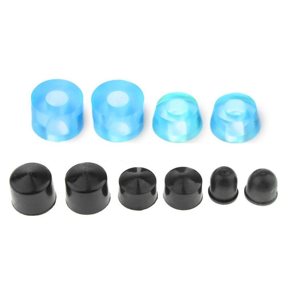10Pcs Skateboard Truck Bushings Longboard Shock Absorber Washers Accessories PU