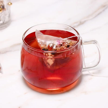 250g(10g×25Packs) Mulberry Rose Prickly Pear Tea Red Date Lily Poria Cocos Black