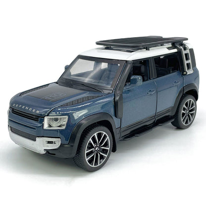 1/32 Land Rover Defender 110 Model Car Diecast Toy Cars Boys Toys Kids Gift Blue