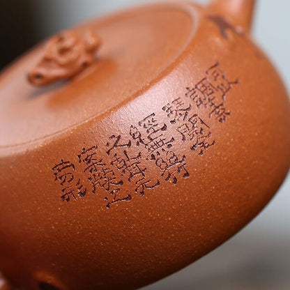 34 Infuser Holes Real Yixing Zisha Tea Pot Jiangpo Clay Handmade Pot Marked New