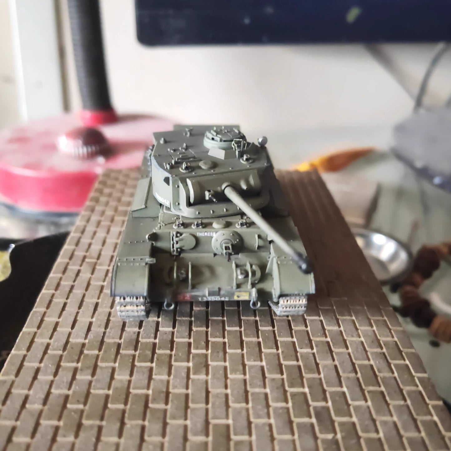 Homemade 1/72 British A-34 Comet Cruise Tank Mk.1A Model Toys Ornament