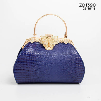 Trendy Banquet Evening Bag Metal Gold Wire Chain Ladies Dinner Bag