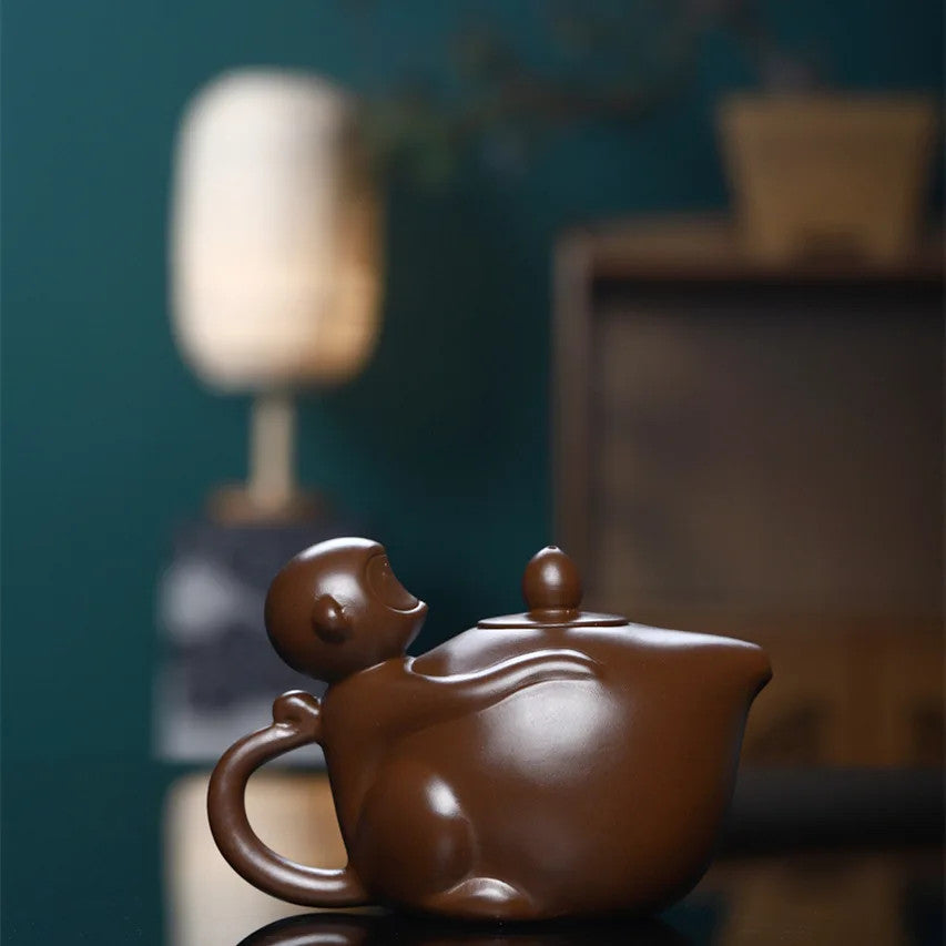 Yixing Purple Clay Tea Pot Kettle Handmade Zisha Filter Teapot Tea Ceremony