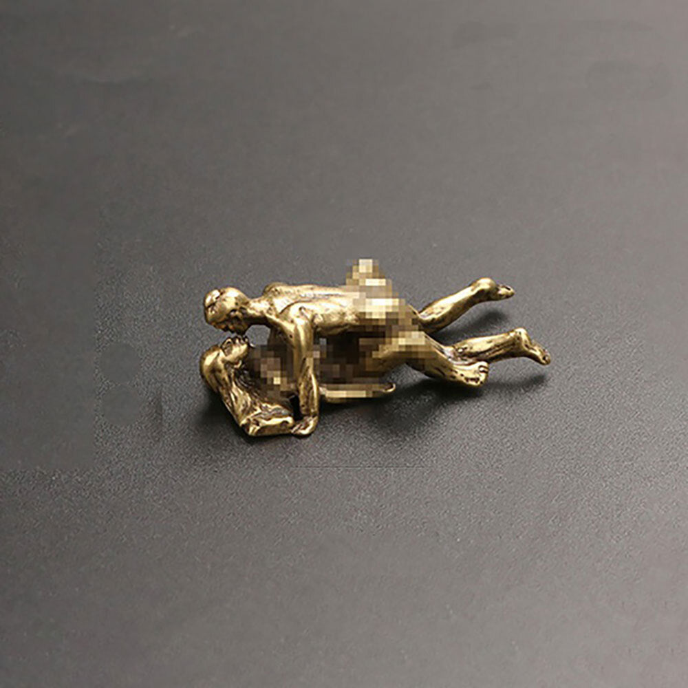 Chinese brass tradition not antique art mini 5 statue collectable gift