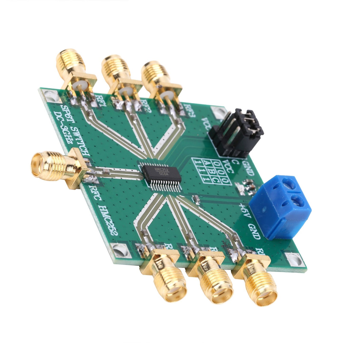 HMC252 DC-3GHz Non-Reflective RF Switch Module Single-Pole 6 Throw Switch