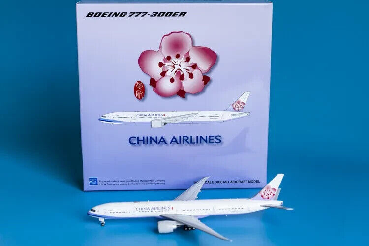 1:400 JC Wings CHINA AIRLINES BOEING 777-300ER Passenger Airplane Diecast Model