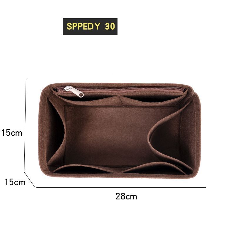 Felt Insert Bag Organizer Handbag Liner Pouch Cosmetics Makeup Bag 18*3*23CM 1PC