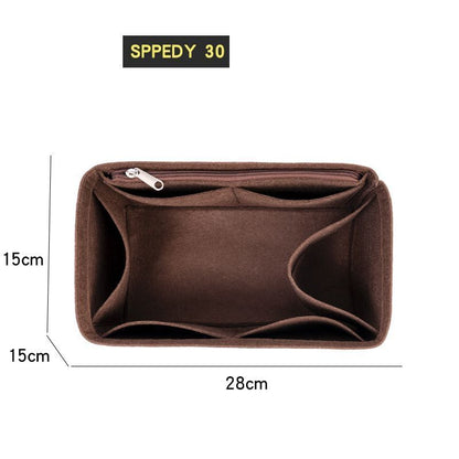 Felt Insert Bag Organizer Handbag Liner Pouch Cosmetics Makeup Bag 18*3*23CM 1PC