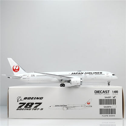 1:400 JC Wings JAL BOEING B787-9 Passenger Airplane Diecast Aircraft Model