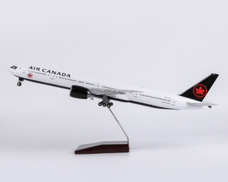 47CM 1:157 AIR CANADA BOEING 777-300ER Plane Landing Gears Resin Aircraft Model