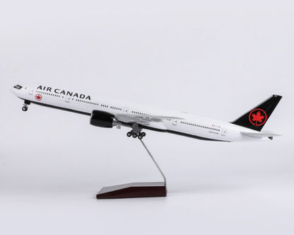 47CM 1:157 AIR CANADA BOEING 777-300ER Plane Landing Gears Resin Aircraft Model
