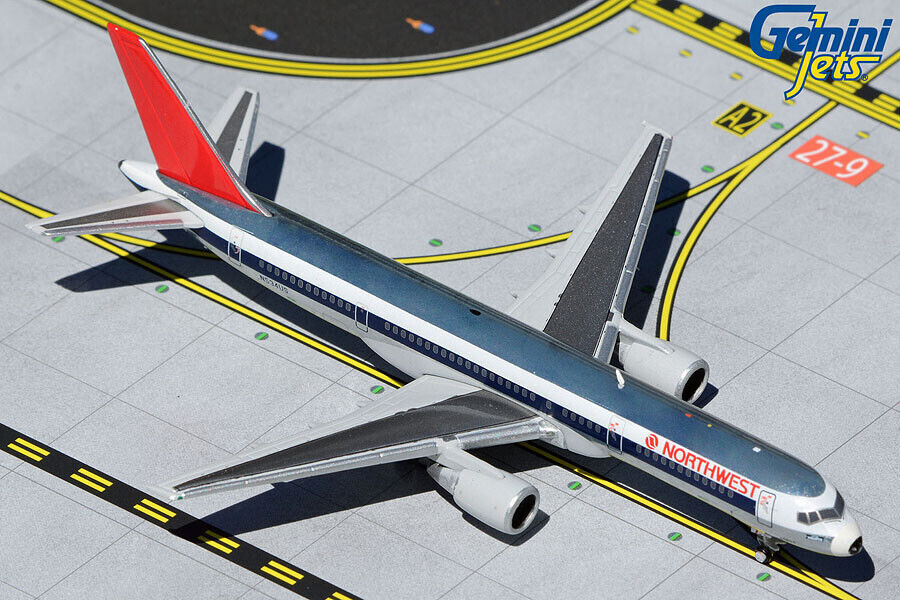 1:400 GeminiJets NORTHWEST BOEING 757-200 Passenger Airplane Diecast Plane Model