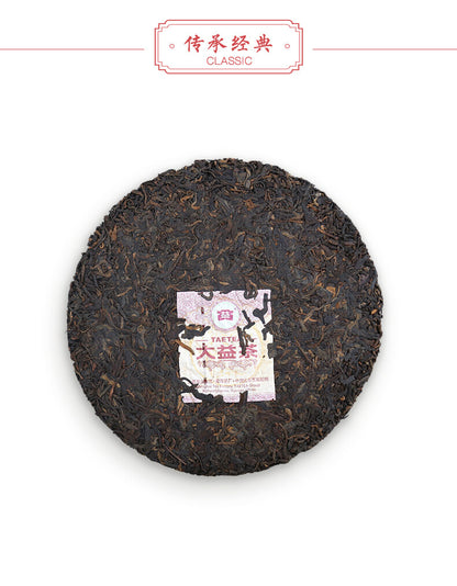 7452 Menghai Dayi Puer Tea Cake TAETEA Pu-erh China Yunnan Pu'er 2019 357g Ripe