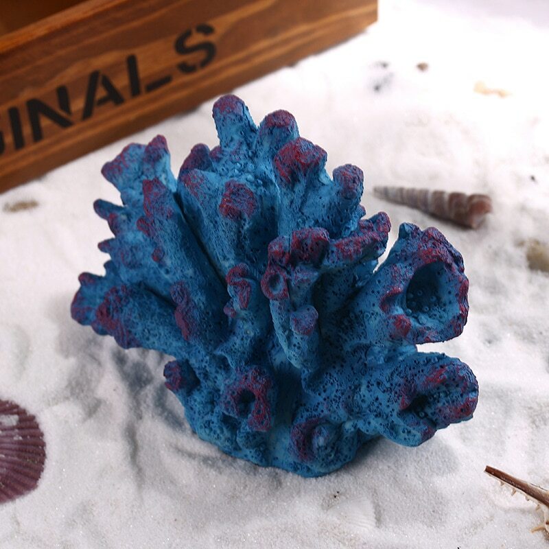 19cm Creative Artificial Resin Coral Aquarium Reef Fish Tank Decor Ornaments