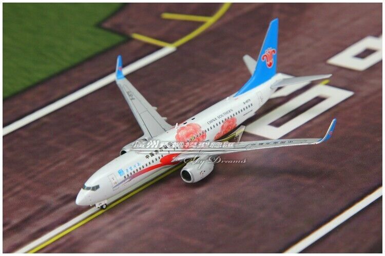 1:400 JC Wings CHINA SOUTHERN BOEING 737-800 Passenger Airplane Diecast Model