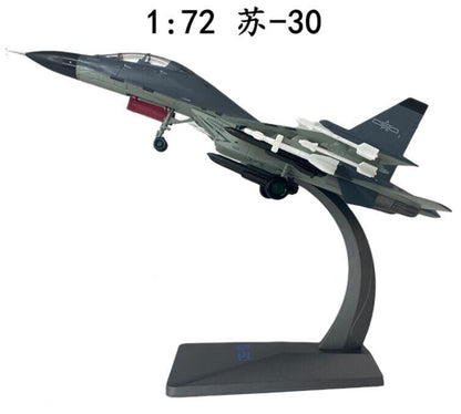 1:72 32CM AF1 SU-30MKK Fighter Aircraft Diecast Military Airplane Plane Model