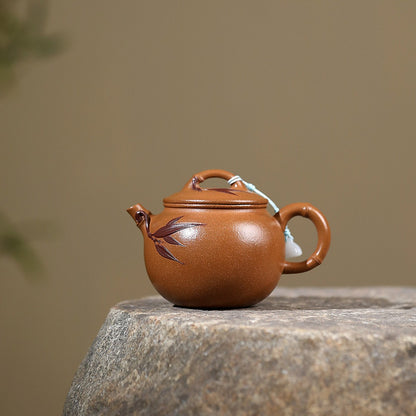 Authentic Yixing Zisha Jiangpo Clay Tea Pot 7 Infuser Holes Master Handmade Pot