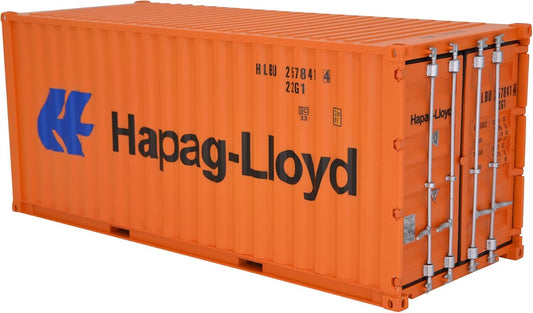 1:20 Hapag Lloyd 20GP Shipping Container Model Abs Resin & Wood Toy Decoration