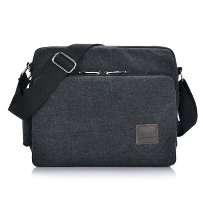 Men Vintage Military Canvas Crossbody Bag School Satchel Messenger Shoulder Bags