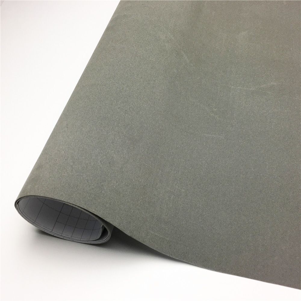 Car Wrapping Stickers PVC Velvet Suede Vinyls Wrap Films Vehicle Interior Decals
