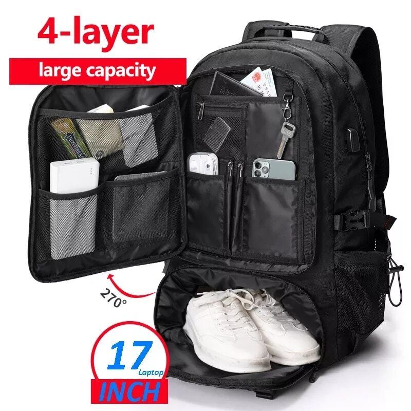 Men's Backpack Climbing Travel Sports Camping Hiking Backpack School Bag Pack