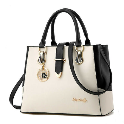 Women's Ladies PU Leather Handbag Shoulder Messenger Satchel Tote Crossbody Bags