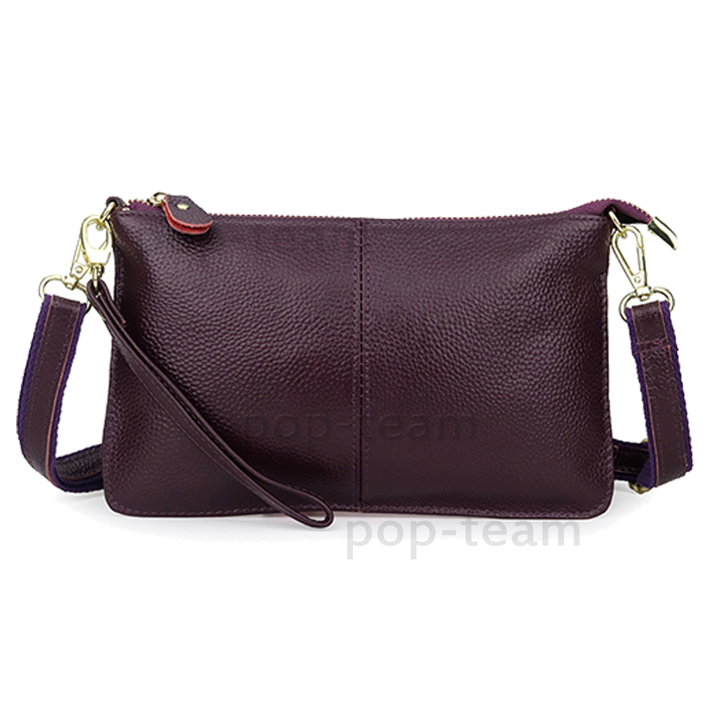 Women Leather Handbag Messenger Crossbody Shoulder Hobo Tote Bag Wristlet Purse