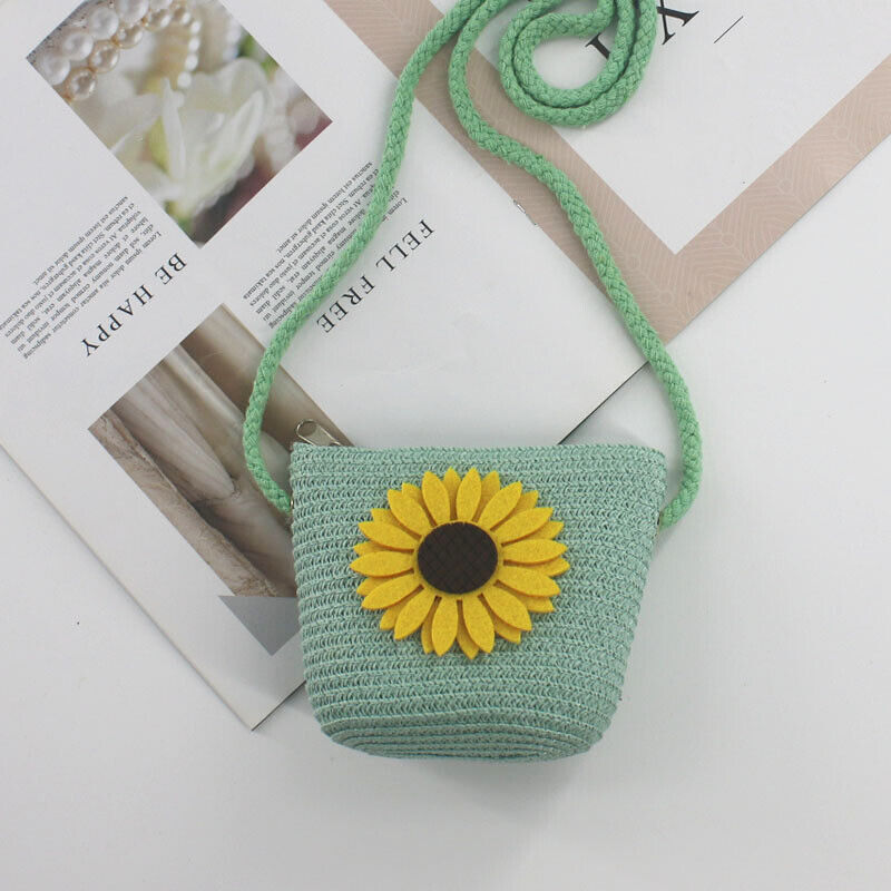 Bag Girl New Kid's Cartoon Bag Mini Cute Crossbody Bag Change Flower Beach Bag