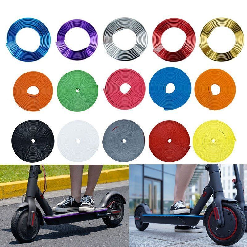 2M Bumper Protective Strips Electric Scooter Body Decorative Strips Skateboard