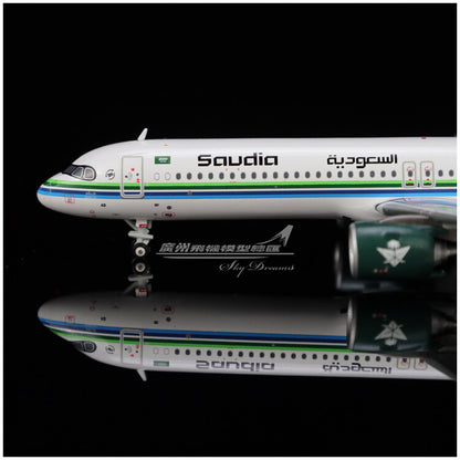 1:400 JC Wings Saudia Airbus A321neo Passenger Airplane Diecast Aircraft Model