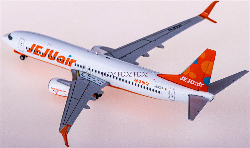 for JC Wings for Jeju Air for Boeing 737-800 HL8321 1:400 plane Pre-built Model