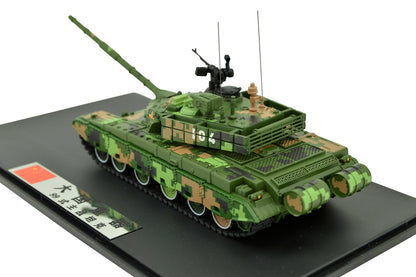 1:72 Chinese PLA ZTZ-99A Main Battle Tank Model Metal Diecast Armored Car 104