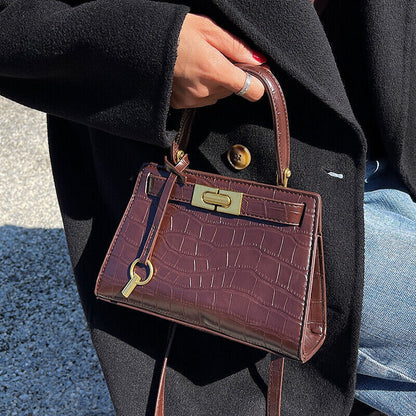 Bag Female Messenger Bag High Pattern Square Bag Shoulder Bag