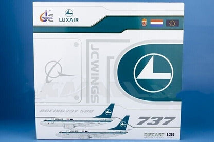 1:200 JC Wings LUXAIR BOEING 737-500 Passenger Airplane Diecast Aircraft Model
