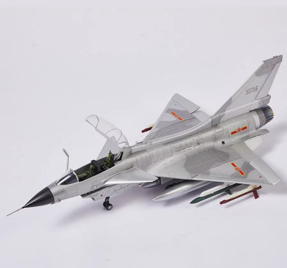 1:22 75CM China J-10 Fighter Airplane Plane Diecast Military Aircraft Model