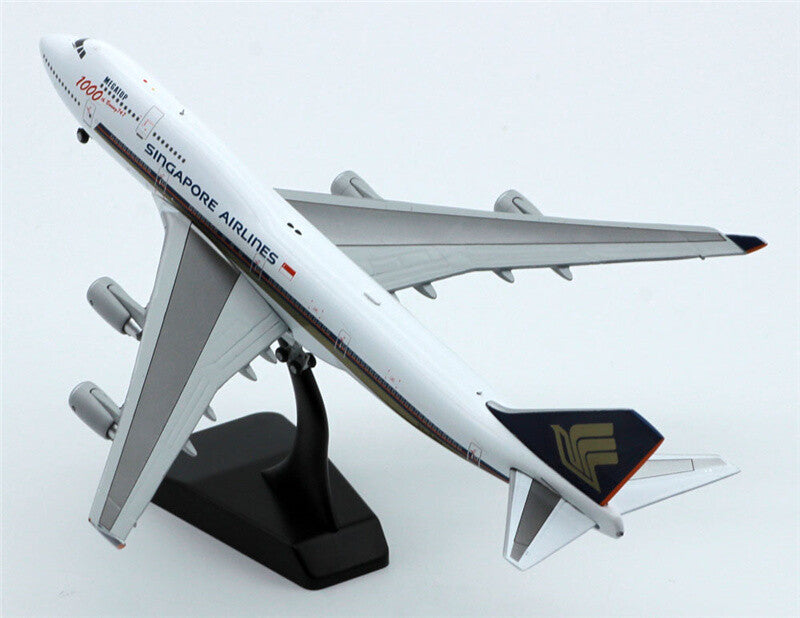 JC Wings Singapore Airlines FOR BOEING B747-400 9V-SMU 1000th 1/400 Plane Model