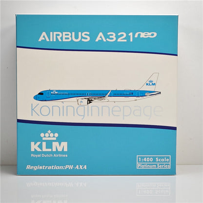 1:400 Phoenix KLM AIRBUS A321neo Airplane Diecast Aircraft Plane Model