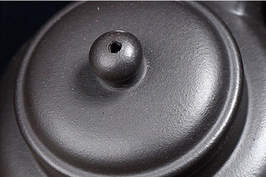 220cc chinese Yixing Handmade Zisha teapot black Clay MuGu Hu Gongfu Tea Pot
