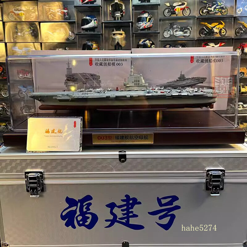 Chinese Aircraft Carrier Liaoning/Fu Jian Alloy Ship Static Finished Model W/Box