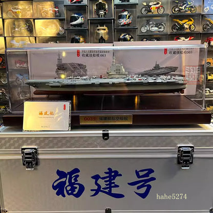 Chinese Aircraft Carrier Liaoning/Fu Jian Alloy Ship Static Finished Model W/Box
