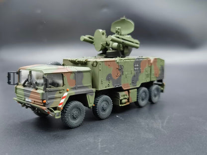 1/72 German Roland anti-aircraft vehicle model MAN series